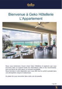 Geko Hotellerie Livret accueil Géko Hôtellerie #2